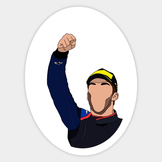 Pierre Gasly podium celebration Sticker by royaldutchness